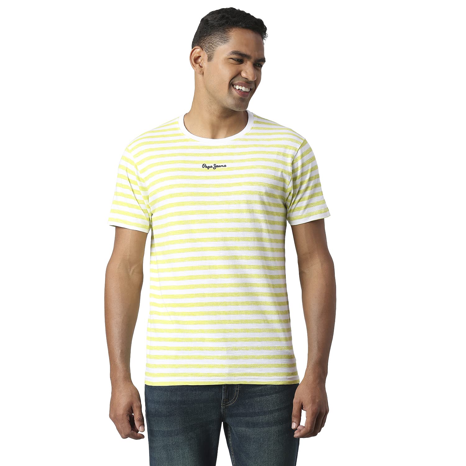 Pepe Jeans MenS Slim Fit T-Shirt (Pm509057665S_Green