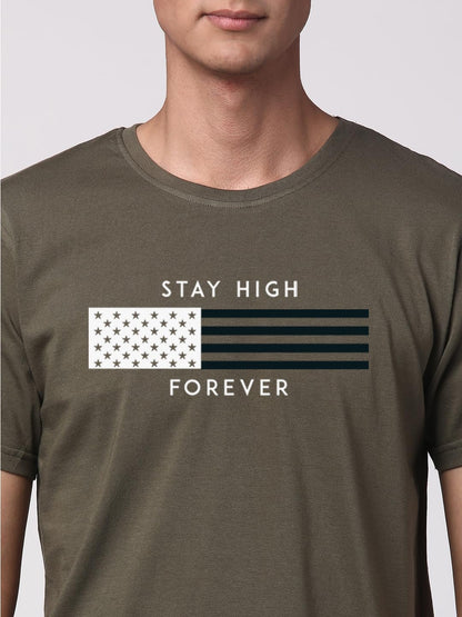 ADRO Mens Flag Printed Cotton T-Shirt_RN24-L2-FLAG-OL