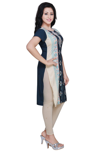 Shiv Textiles Women's Polyester Regular Kurta
