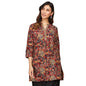 Fabindia WomenS Cotton Printed Slim Kurta Short (1031077Red_Red