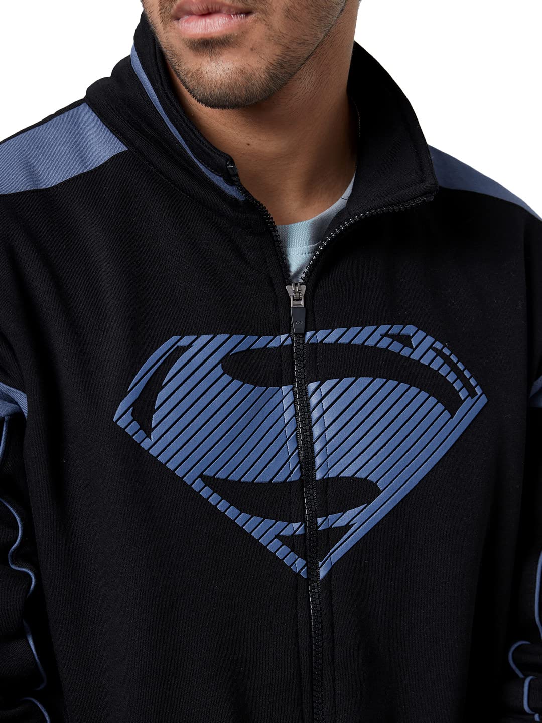 The Souled Store| Official Superman: Sigil Mens and Boys Jackets|Full Sleeve|Regular fit Graphic Printed | 60% Cotton 40% Polyes