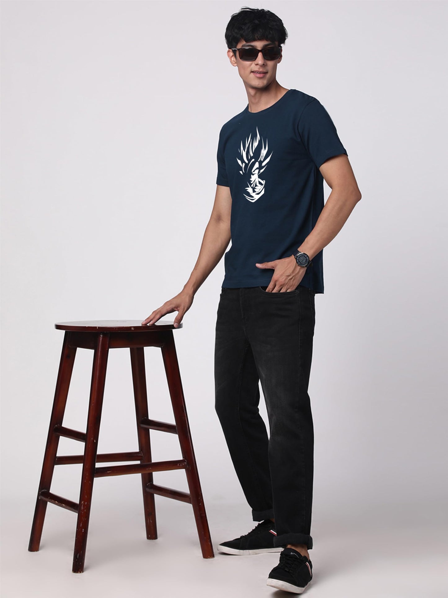 ADRO Tshirt for Men | Printed T Shirt for Men | 100% Cotton T-Shirt |Printed T Shirt | T-Shirts | RN24-GOK