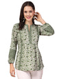 Stylum Womens Floral Printed Cotton Top