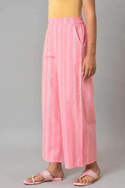 Aurelia Pure Cotton Strechable Palazzo Pants For Women | Ankle Length Palazzo Pants For Women | Pure Cotton Palazzo Pants For Wo