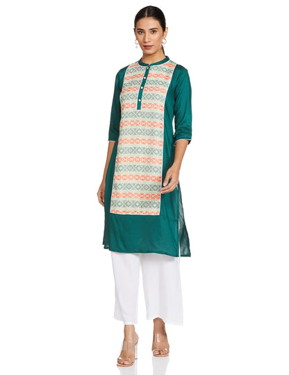 Aurelia Women Viscose Regular Kurta & Palazzo