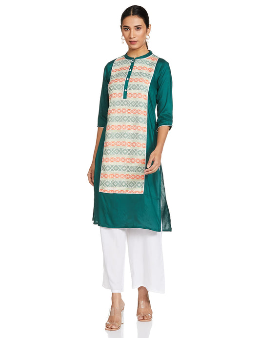 Aurelia Women Viscose Regular Kurta & Palazzo