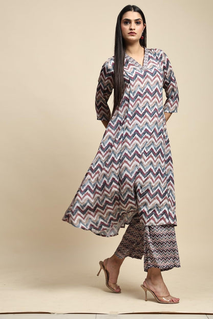 Toochki Kurti Plazzo Set For Women | Kurti For Women Rayon | Two Piece Kurti Sets | Kurtis Sets For Girl | Multicolor Kurti Set