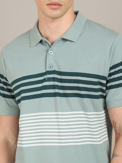 Dennis Lingo MenS Slim Fit Polo T-Shirt Teal