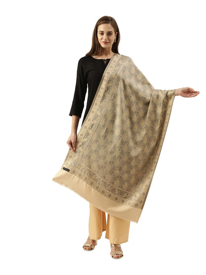 Pashmoda Women Nashaat Kaani Stole with Silky Zari Weave (Size 72X208 CM)