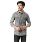 Pepe Jeans Whizz Ls Wash Grey Shirt, Grey, Xl
