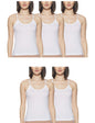 Rupa Softline Solid Regular Fit Women Super Combed Cotton Adjustable Spaghetti Strap Top, Under-Shirt,Stretchable and Body-Huggi