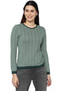 Allen Solly Women Regular Fit Printed Casual Polyester Full Sleeve Top