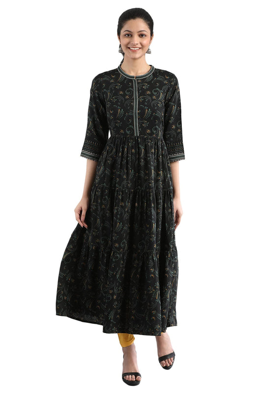 Aurelia Women's Polyester Loose Kurta