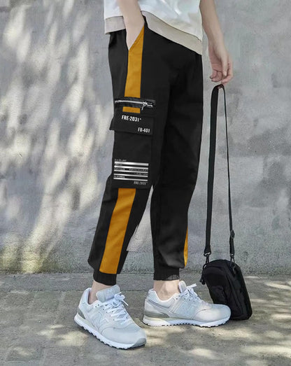 Noble Monk Track Pant For Men | Stylish Track Pants | Cargo Pockets |Baggy Fit JoggerS For Men