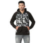 Pepe Jeans Mens Joseph Sr Graphic Printed Hooded Sweatshirt, Black,Xl