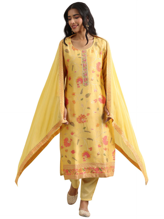 Libas WomenS Silk Blend Kurta Set (99513