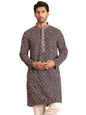 Jompers Mens Embroidered Viscose Kurta