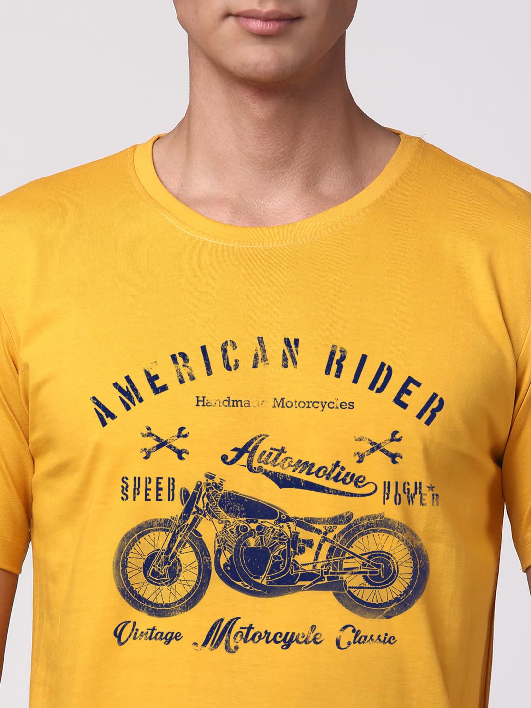 ADRO Men's Regular Fit T-Shirt (RNR-M-AME-MU)