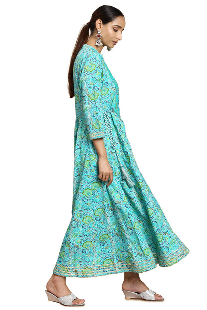 Soch Women's Cotton Printed Regular Kurta
