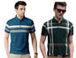 MenS Regular Fit Polo T Shirt (Combo Pack Of 2) |Half Sleeves |Collar Tshirts |Nobel Monk T Shirt | Casual Tshirt