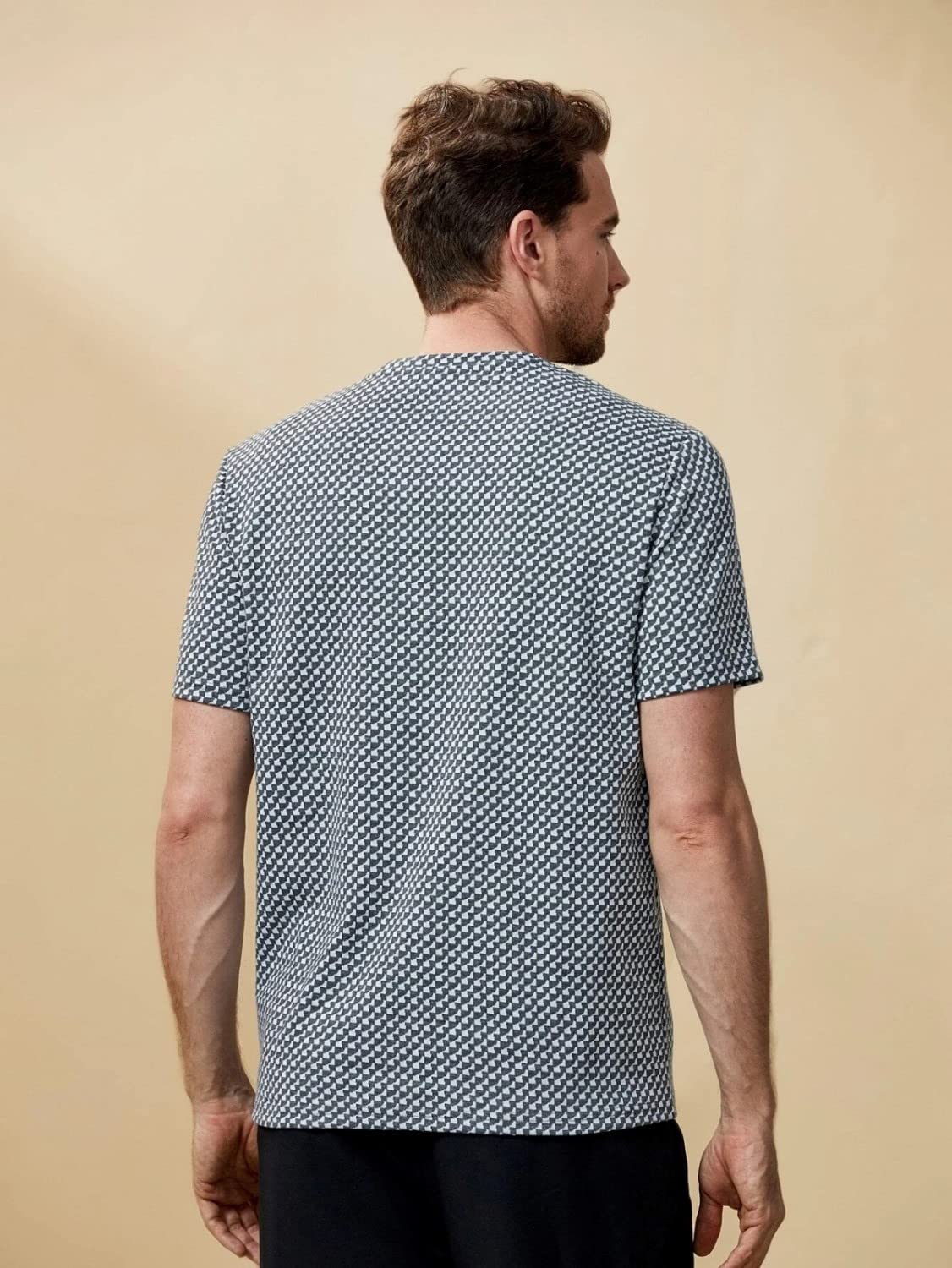 Leriya Fashion Shirt For Men || Summer T-Shirts For Men || Geo Printed Casual T-Shirt || Men Tshirt With Short Sleeve || Turn-Do