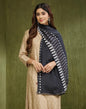 Fabindia Black Silk Printed Women Stole (2120007BLACK)