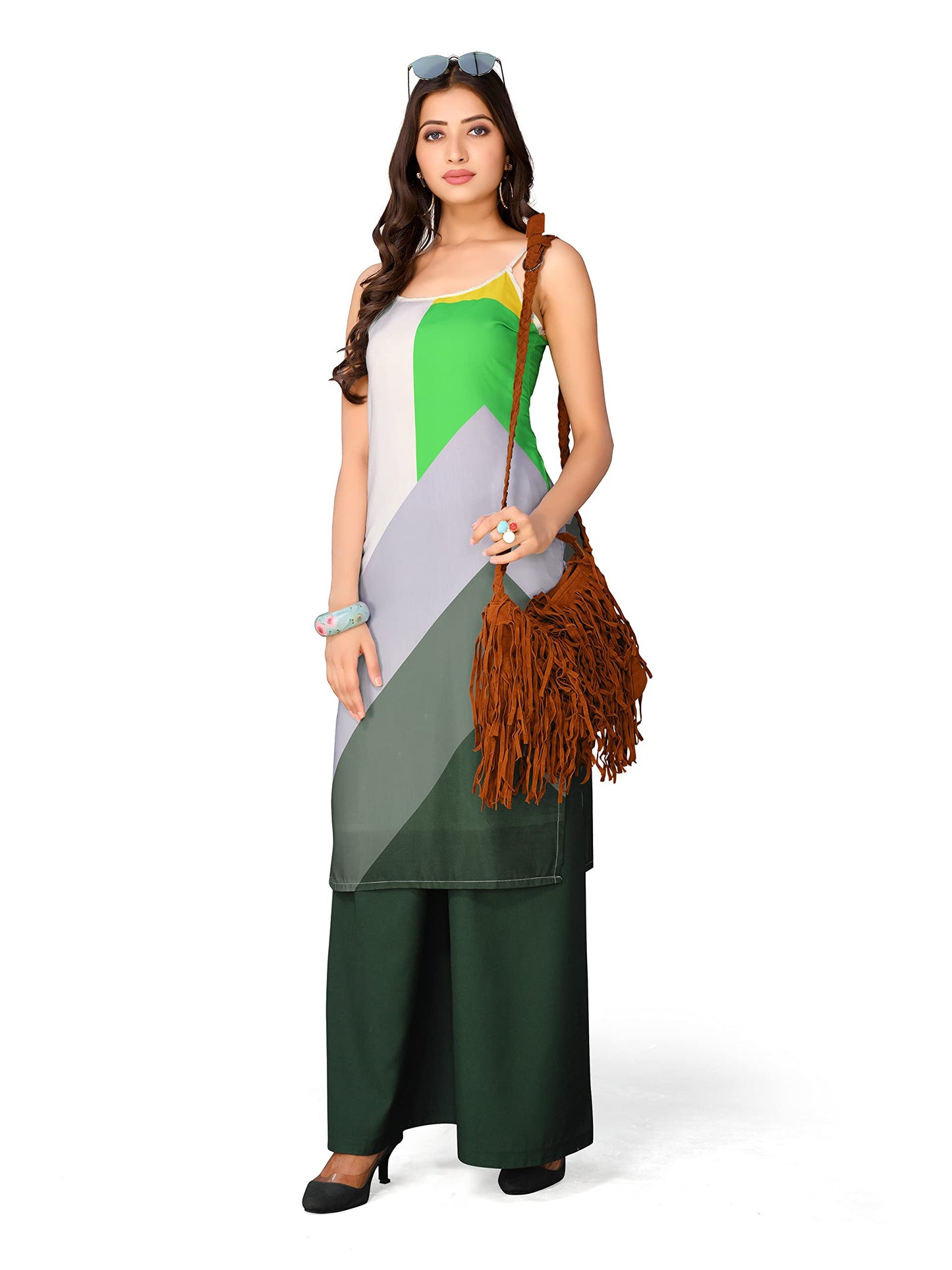 Womanista Polyester Women Regular Kurta