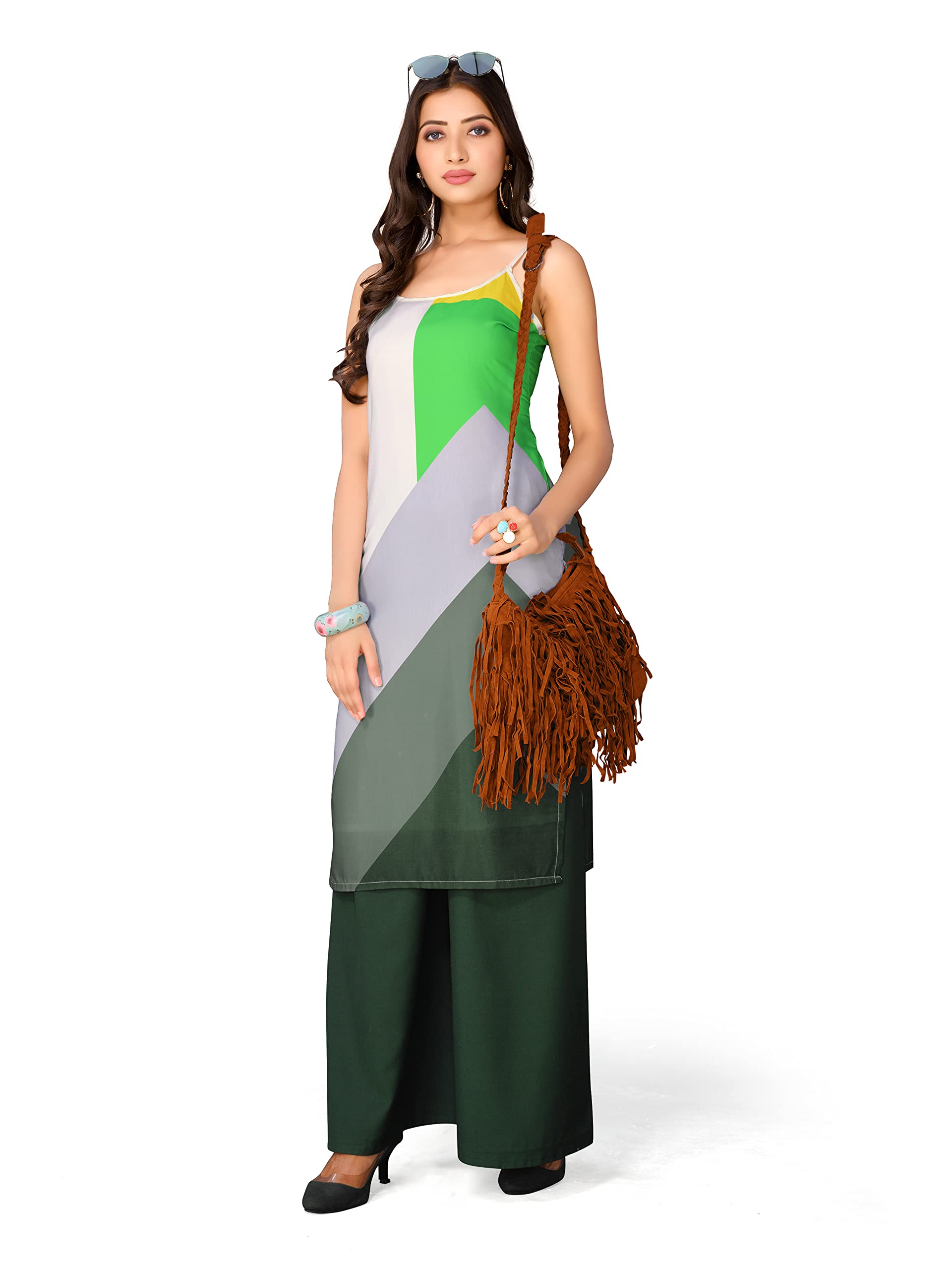Womanista Polyester Women Regular Kurta