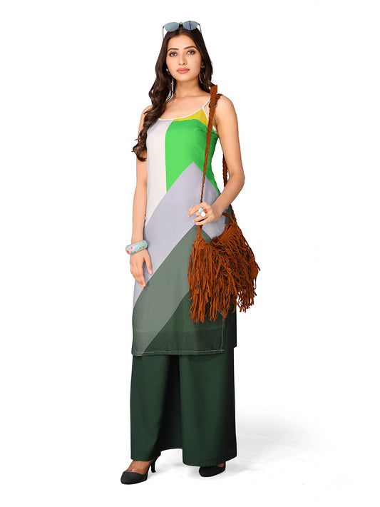 Womanista Polyester Women Regular Kurta