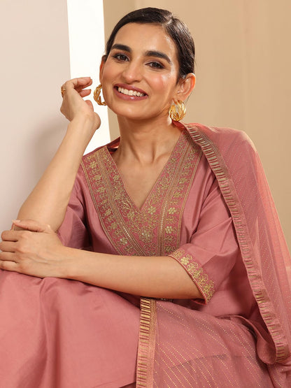 Libas WomenS Silk Blend Kurta Sets (Gs1116H