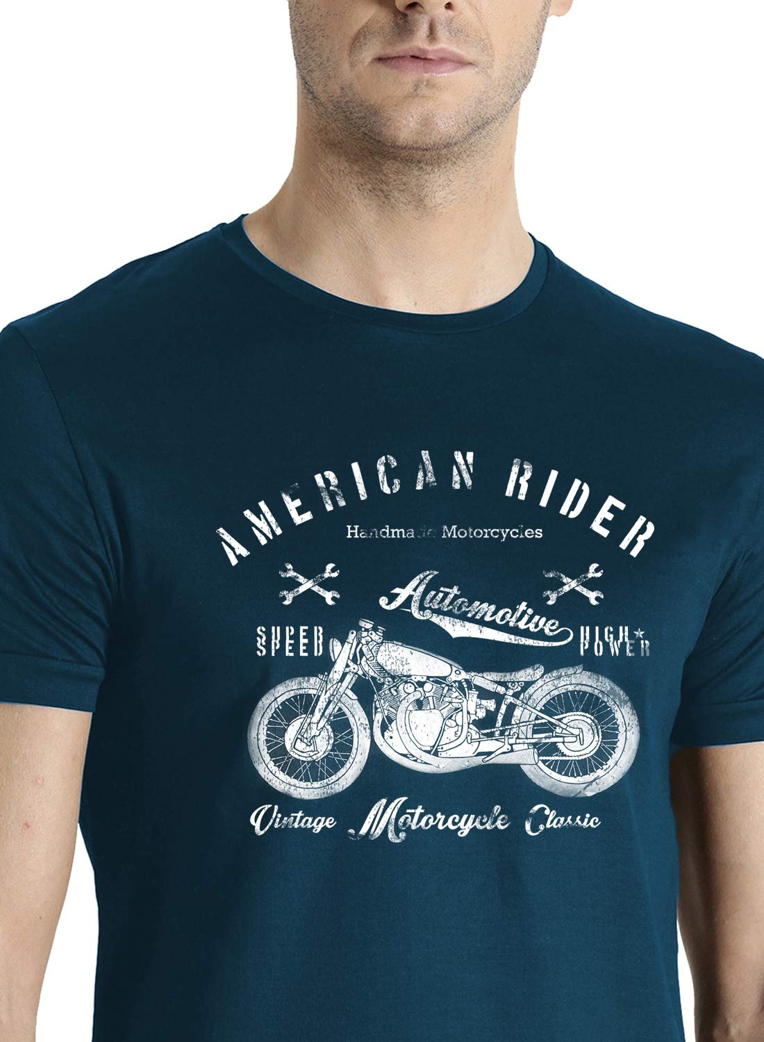 ADRO Men's Regular Fit T-Shirt (RNR-M-AME-SB)