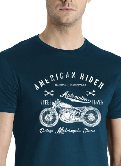 ADRO Men's Regular Fit T-Shirt (RNR-M-AME-SB)