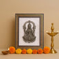 Astrotalk Pyrite Lakshmi Ji on Selenite Frame | Pyrite Stone Brings Money & Abundance | Maa Lakshmi Pooja Decorative Items for Home & Office | Gift for Man & Woman | 19x24x1 cm | 1 Piece