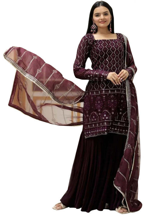 Fashion Basket Georgette Kurta Set for Women