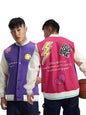 Veirdo Mens Cotton Poly Fleece Regular Fit Printed Jacket