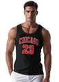 Peppyzone Mens Printed Regular Fit Vest (TT-Bulls23-891_Black3