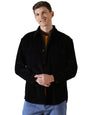 Thomas Scott Mens | Full Sleeve | Corduroy | Double Pockets | Relaxed Fit | 100% Cotton | Spread Collar | Casual | Shirts (Black