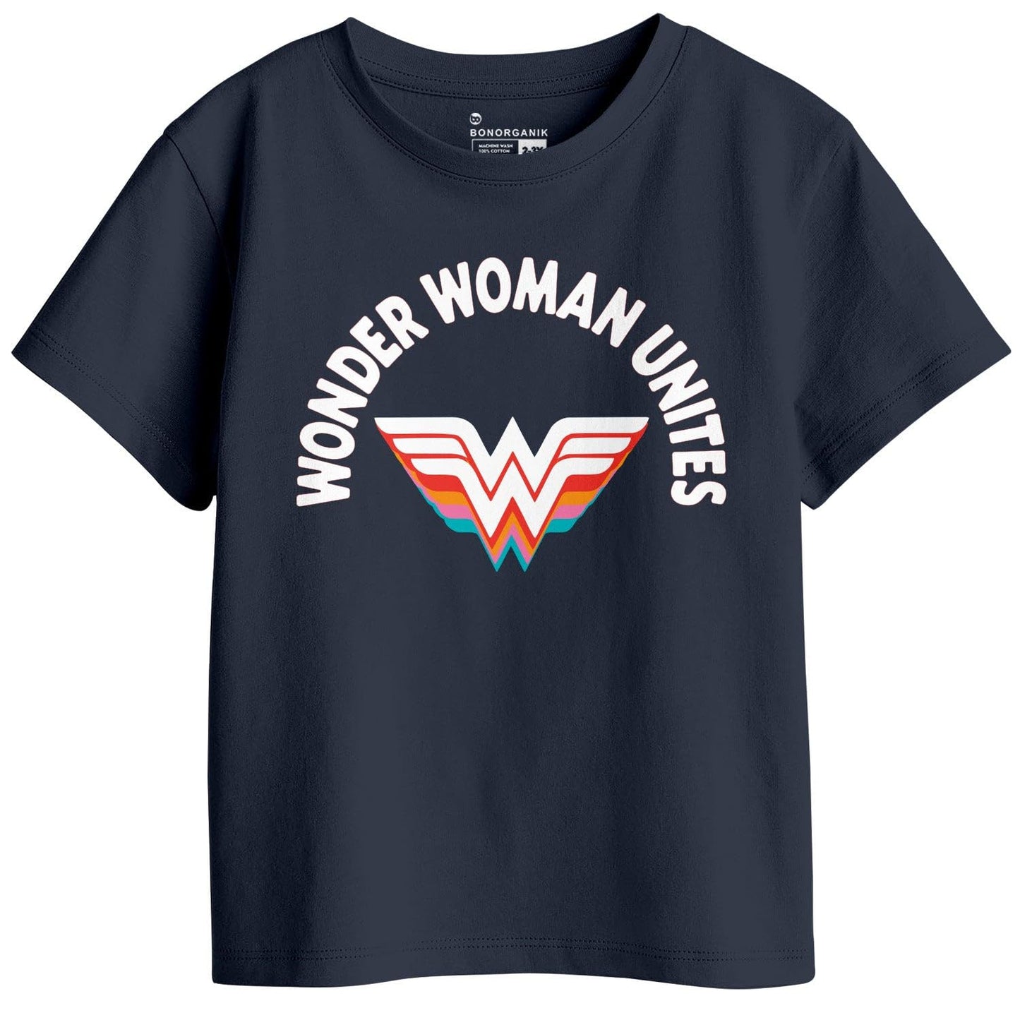 Bon Organik Girls Regular Fit T-Shirt (BON11437_Multi