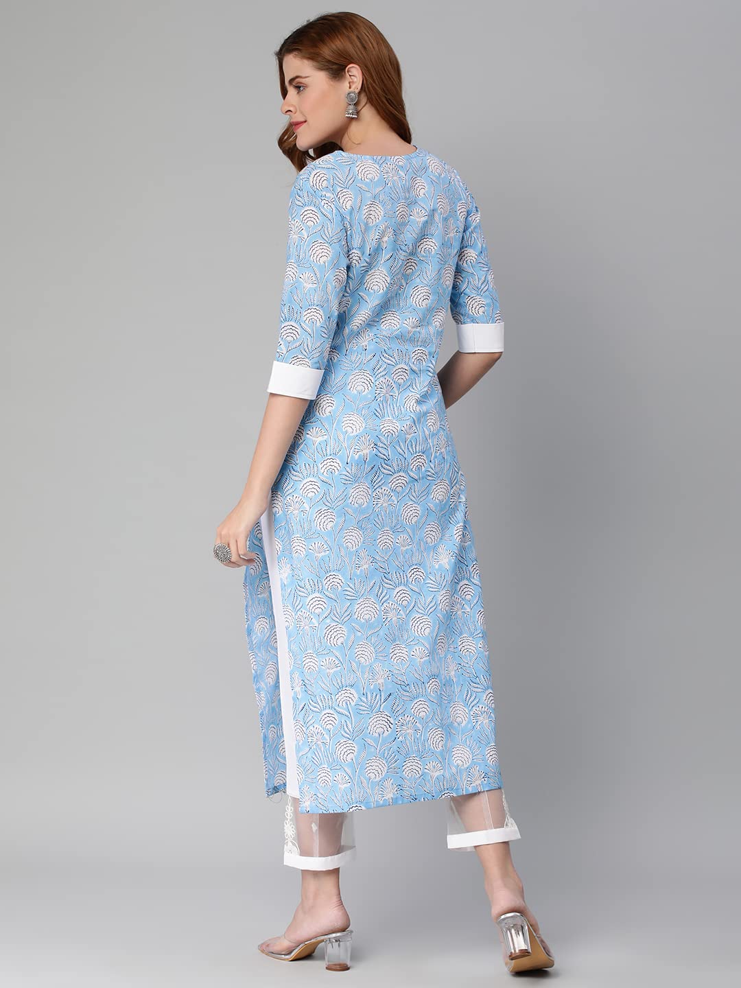 ANNI DESIGNER Women's Cotton Printed Kurta & Pant