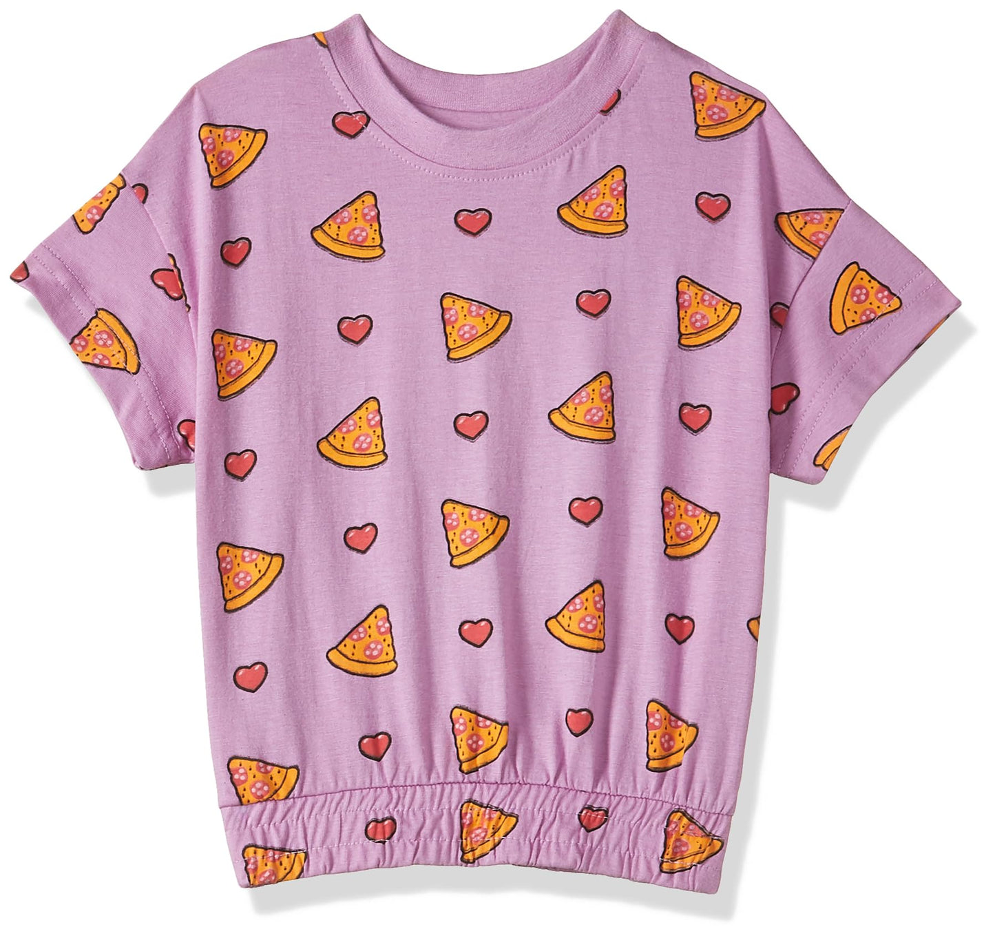 T2F Girls Cotton Printed Regular Fit Crop Top (Pack of 5)