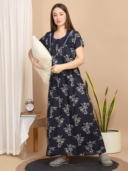 Sweet Dreams Women Printed Night Dress