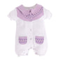 BabyGo Half Sleeves Baby Romper| 100% Cotton Rompers for New Born Baby| Baby Dress | Sleepsuit for Baby Girls| Onesies| 0-3M| 