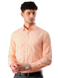 The Indian Garage Co Mens Slim Fit Shirt (0424-SHFRST-02-04_Orange