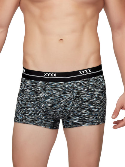 XYXX Mens Underwear Artisto IntelliSoft Antimicrobial Micro Modal Trunk Pack of 5 (Yellow & Blue ; Blue & White ; Teal & Black
