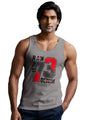 Peppyzone Mens Printed Regular Fit Vest (TT-Number-1012_Grey4