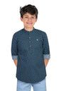 Allen Solly Boys Regular Fit Printed Casual Cotton Full Sleeve T-Shirt