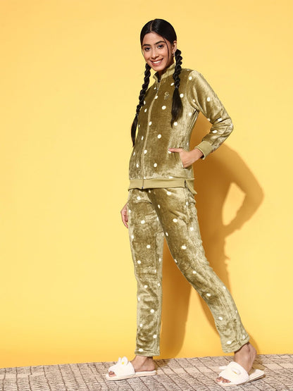 Sweet Dreams Women Printed Tracksuit