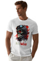 Peppyzone Mens Regular Fit T-Shirt (PZ-SkullRider139_White