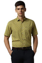 Allen Solly Men Slim Fit Printed Formal Half Sleeve Short Sleeve Shirt
