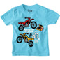 Bon Organik Boys Regular Fit T-Shirt (BON12161_Blue